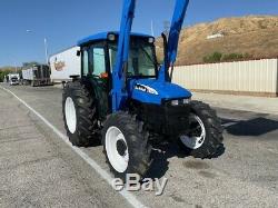 New-holland Tn75d 4x4, Ac, Loader, Low Hours, New Tires, California Tractor