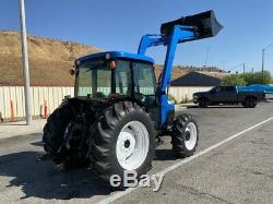 New-holland Tn75d 4x4, Ac, Loader, Low Hours, New Tires, California Tractor