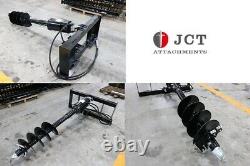 New in Crate JCT Skid Steer Loader Auger with 12 & 18 Bits fits mtl bobcat cat