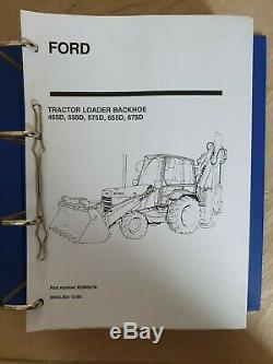 Nh Ford 455d 555d 575d 655d 675d Tractor Loader Backhoe Service Manual