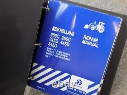 OEM Factory New Holland 250C 260C 345D 445D 545D Tractor Service Repair Manual