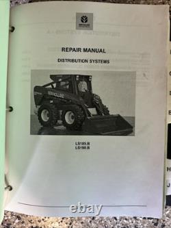 OEM REPAIR MANUAL NEW HOLLAND SKID STEER LS185. B/LS190. B Skid Steer Loader TIDB