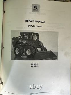 OEM REPAIR MANUAL NEW HOLLAND SKID STEER LS185. B/LS190. B Skid Steer Loader TIDB
