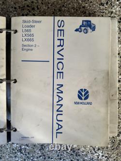 OEM REPAIR/SERVICE COMPLETE MANUAL NEW HOLLAND L565, Lx565, Lx665
