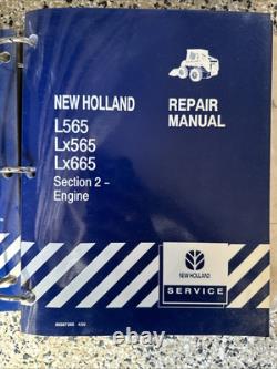 Oem Repair/service Complete Manual New Holland Skid Steer L565 Lx565 Lx665