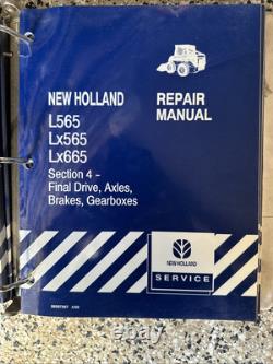 Oem Repair/service Complete Manual New Holland Skid Steer L565 Lx565 Lx665