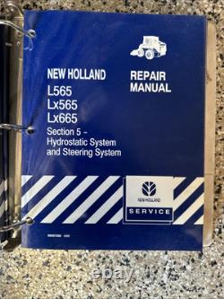 Oem Repair/service Complete Manual New Holland Skid Steer L565 Lx565 Lx665