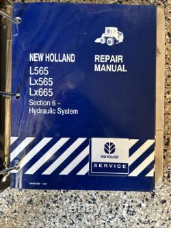 Oem Repair/service Complete Manual New Holland Skid Steer L565 Lx565 Lx665