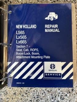 Oem Repair/service Complete Manual New Holland Skid Steer L565 Lx565 Lx665