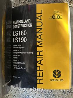 Oem Repair/service Complete Manual New Holland Skid Steer Ls190 Ls180