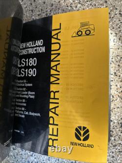 Oem Repair/service Complete Manual New Holland Skid Steer Ls190 Ls180