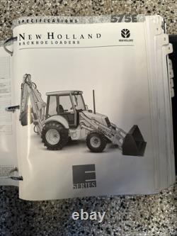 Oem Repair/service Complete Manual New Holland/ford 555e, 575e, 655e, 675e