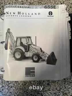 Oem Repair/service Complete Manual New Holland/ford 555e, 575e, 655e, 675e