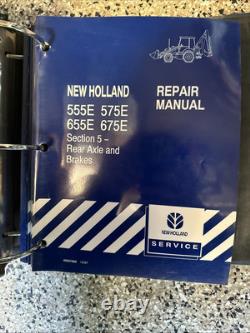Oem Repair/service Complete Manual New Holland/ford 555e, 575e, 655e, 675e