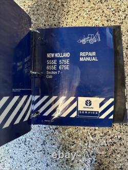 Oem Repair/service Complete Manual New Holland/ford 555e, 575e, 655e, 675e