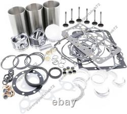 Overhaul Rebuild Kit for Shibaura N843 N843T N843L New Holland Loader L140