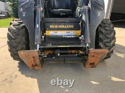 Powered quick attach conversion for Case New Holland / Deere skid loaders