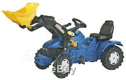 Rolly Toys NEW HOLLAND TD 5050 Ride on Pedal Tractor with Trac Loader Age 3-8