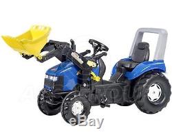 Rolly Toys X-TRAC NEW HOLLAND XL Ride on Pedal Tractor & Trac Loader Age 3-10