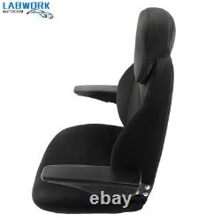 Seat Assembly For New Holland Loader Backhoe 555 555A 555B 555C 555D Black