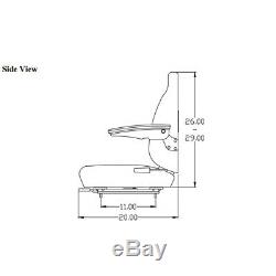 Seat Assembly for New Holland Loader Backhoe 555 555A 555B 555C 555D 555E 575D