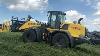 Silage Clamping With New Holland W170d Stage V Wheel Loader With Joystick Steering