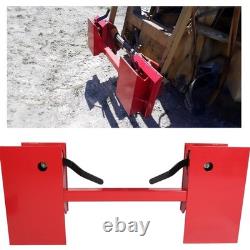 Skid Steer Quick Tach Adapter Plate Steel Conversion for Bobcat Kubota Loaders