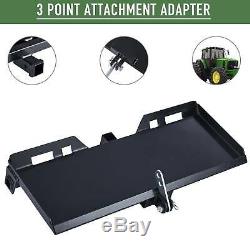 Skidsteer 3 Point Attachment Adapter Skid Steer Trailer Hitch Front Loader Case