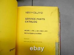 Sperry New Holland L Series Skid Loader Master Parts Catalog L-451 L-553 L-775