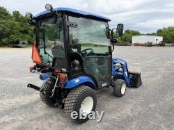 UNUSED 2023 NEW HOLLAND WORKMASTER 25S- ENCLOSED CAB With HEAT- LOADER- ONLY 9HRS