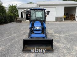 UNUSED 2023 NEW HOLLAND WORKMASTER 25S- ENCLOSED CAB With HEAT- LOADER- ONLY 9HRS