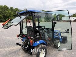 UNUSED 2023 NEW HOLLAND WORKMASTER 25S- ENCLOSED CAB With HEAT- LOADER- ONLY 9HRS