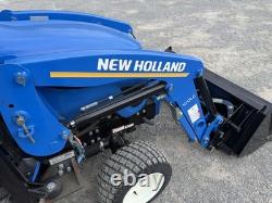 UNUSED 2023 NEW HOLLAND WORKMASTER 25S- ENCLOSED CAB With HEAT- LOADER- ONLY 9HRS