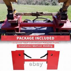 Universal Skid Steer Quick Tach Adapter Plate